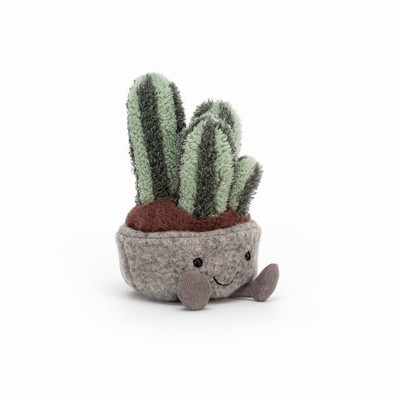 Jellycat Silly Succulent Columnar Cactus USA | 19624KFSV